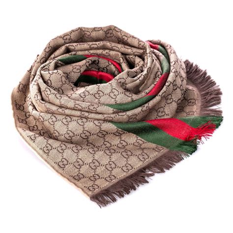 gucci lana wool scarf|silk gucci scarf women.